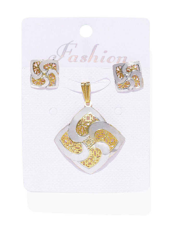 22k Gold-Plated Pendant Set - Trendisia