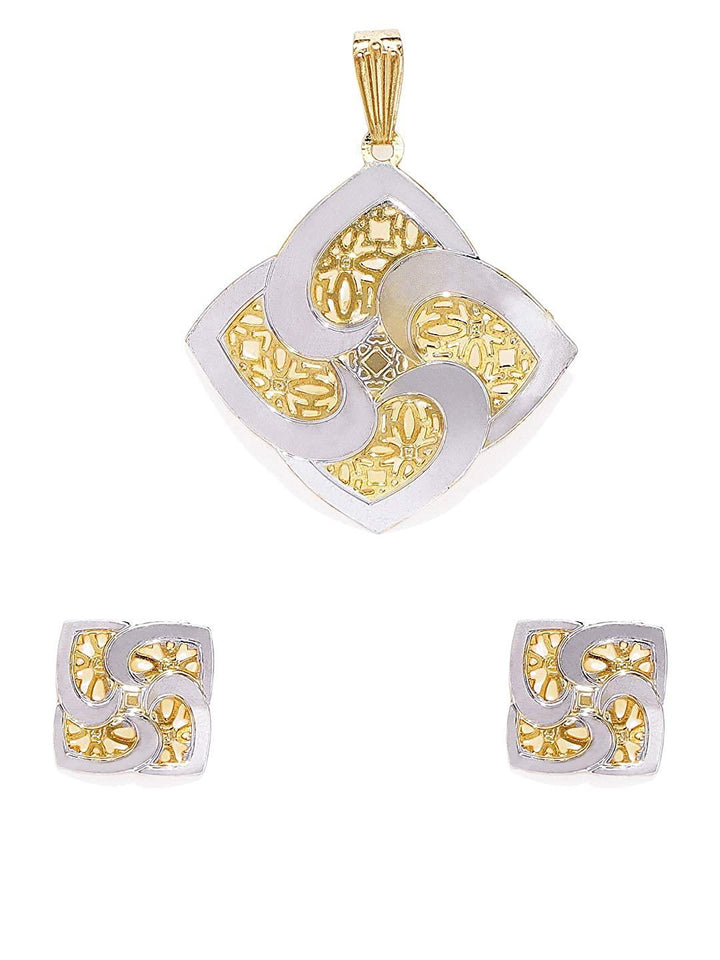 22k Gold-Plated Pendant Set - Trendisia