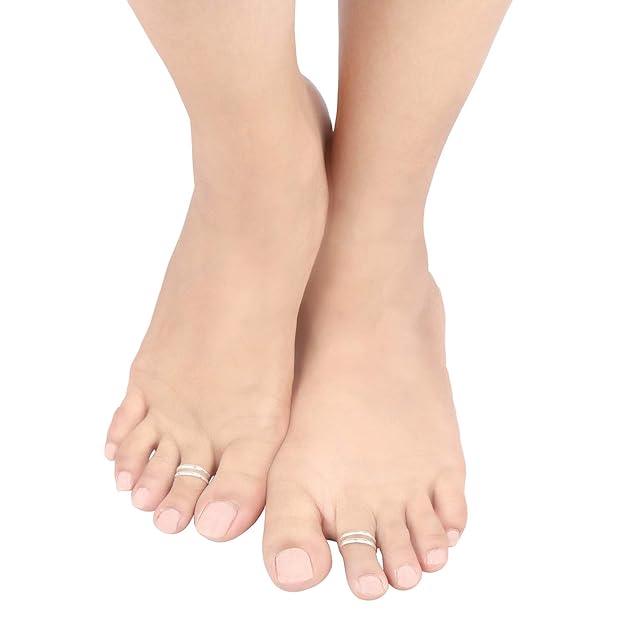 92.5-925 sterling silver toe rings - Trendisia