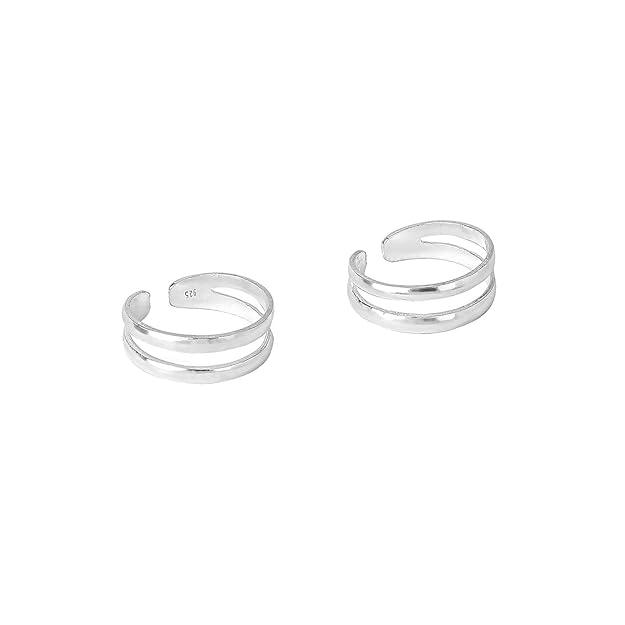 92.5-925 sterling silver toe rings - Trendisia