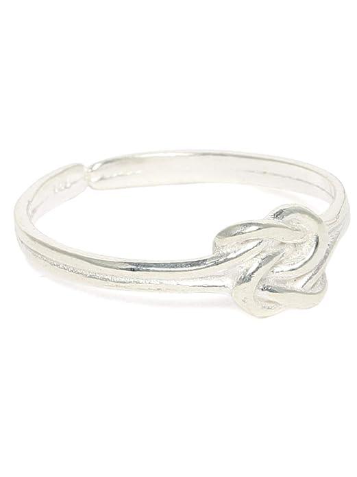 92.5 Sterling Silver Toe Rings Set of 2 - Trendisia