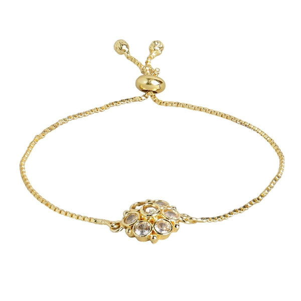 Gold Plated AD Adjustable Bracelet - Trendisia