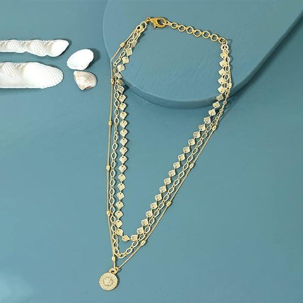 Gold-Plated Brass Layered Chain - Trendisia