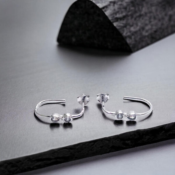 92.5 Sterling Silver Studs earring - Trendisia