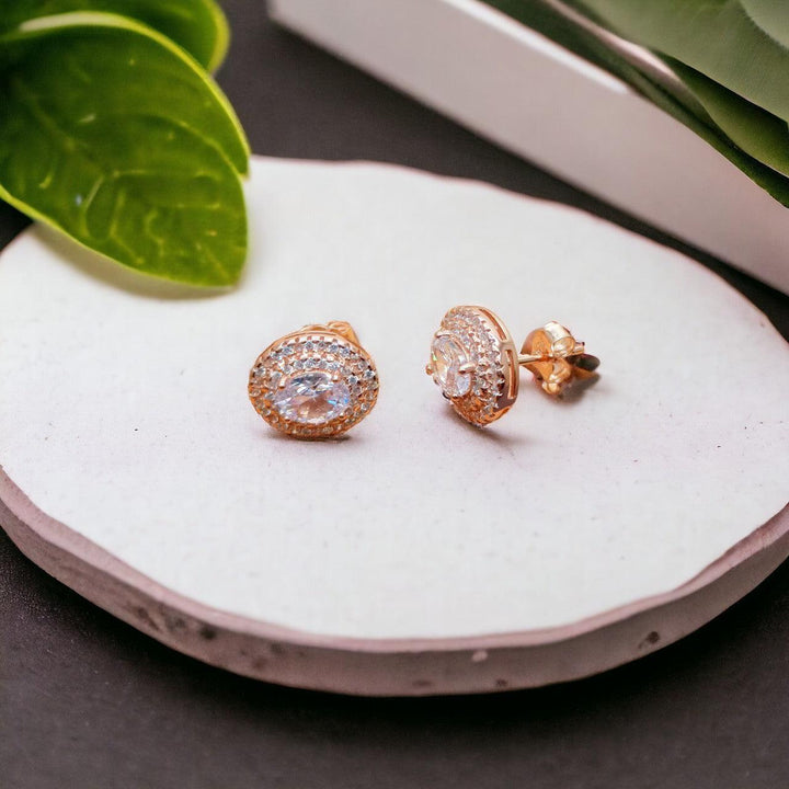 92.5 Sterling Silver Studs earring - Trendisia