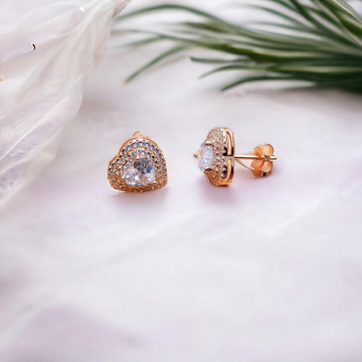 92.5 Sterling Silver Studs earring - Trendisia