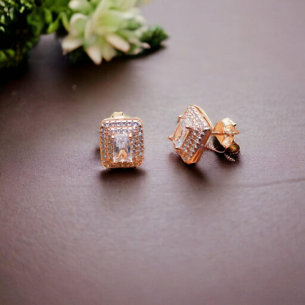 92.5 Sterling Silver Studs earring - Trendisia