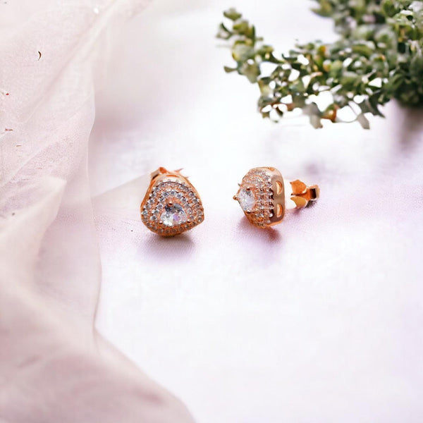 92.5 Sterling Silver Studs earring - Trendisia