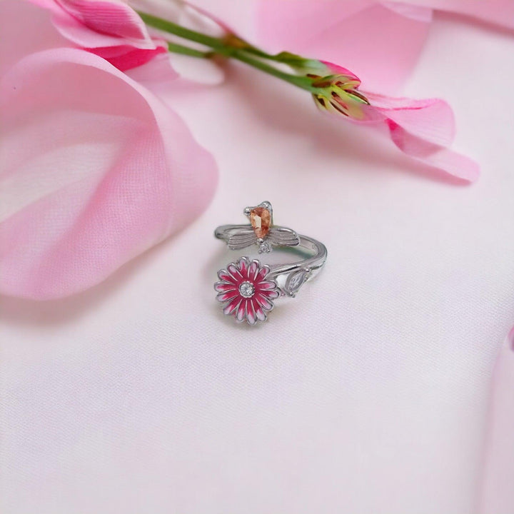 92.5 Sterling Silver Studs ring - Trendisia