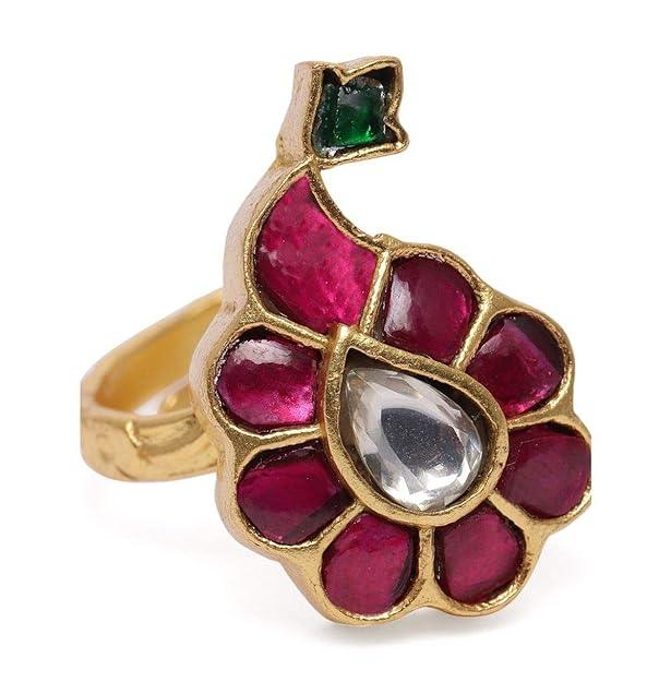 Kundan Finger rings for women and girls - Trendisia