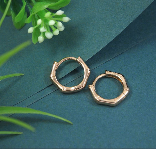 Gold Plated Hoops Earring- HER 5339