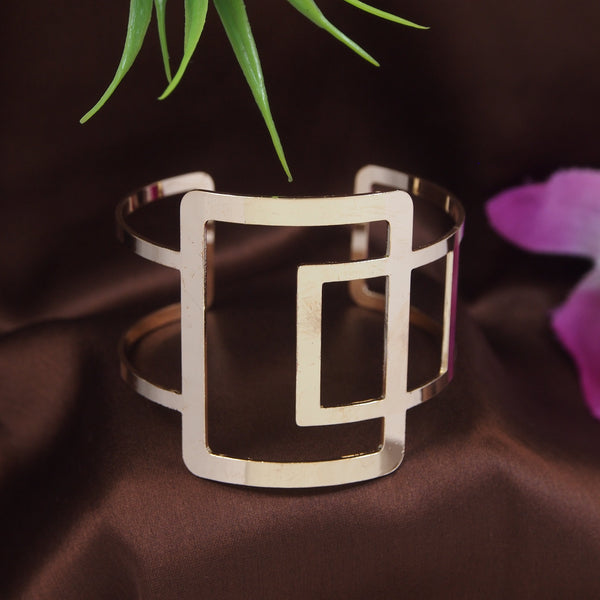 Geometric Shape Cuff Kada