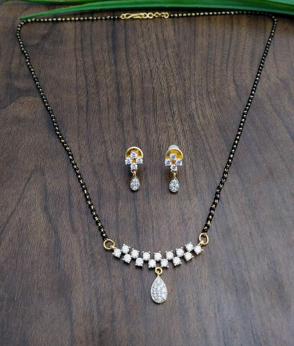 Brass Gold Plated Mangalsutra - Trendisia