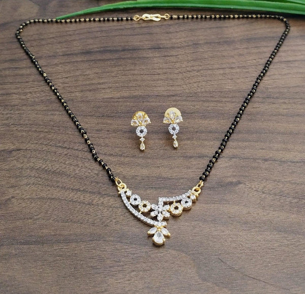 Brass Gold Plated Mangalsutra - Trendisia