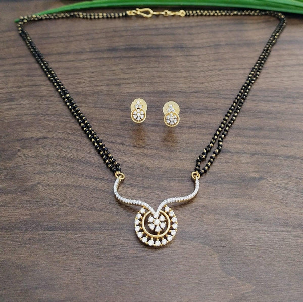 Brass Gold Plated Mangalsutra - Trendisia