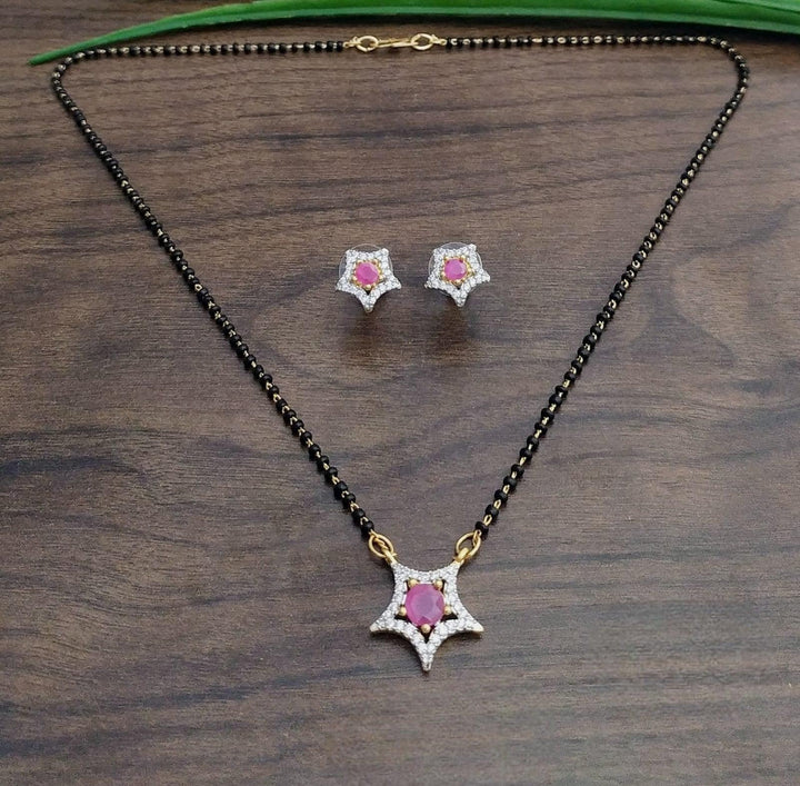 Brass Gold Plated Mangalsutra - Trendisia