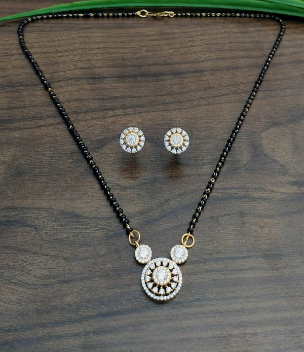 Brass Gold Plated Mangalsutra - Trendisia