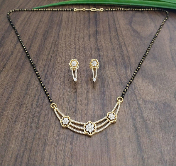 Brass Gold Plated Mangalsutra - Trendisia