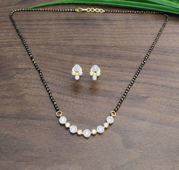 Brass Gold Plated Mangalsutra - Trendisia