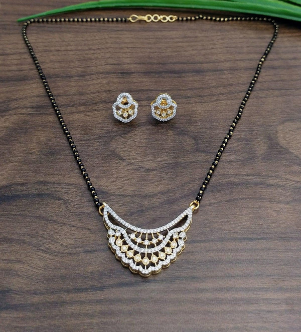 Brass Gold Plated Mangalsutra - Trendisia