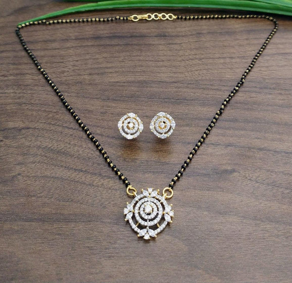 Brass Gold Plated Mangalsutra - Trendisia