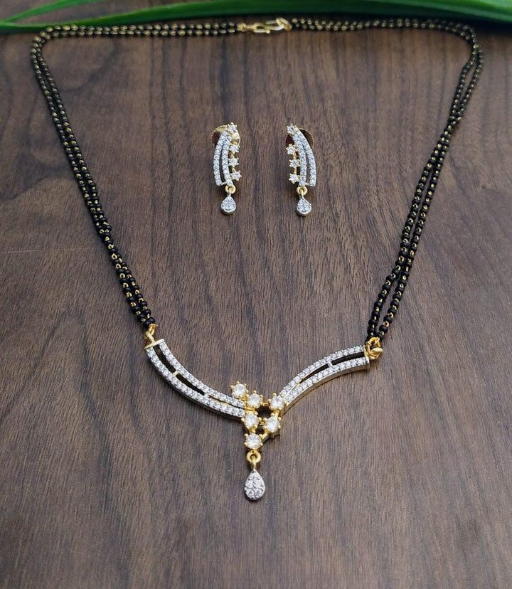 Brass Gold Plated Mangalsutra - Trendisia