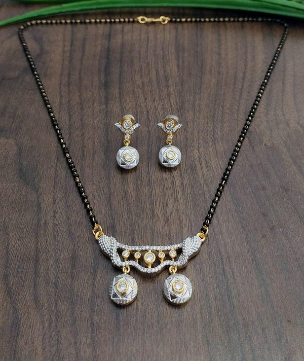 Brass Gold Plated Mangalsutra - Trendisia