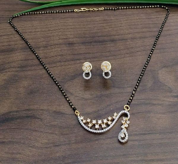 Brass Gold Plated Mangalsutra - Trendisia