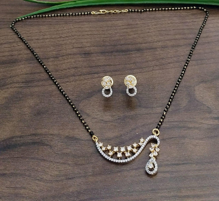 Brass Gold Plated Mangalsutra - Trendisia