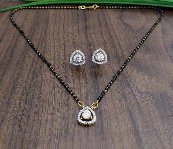 Brass Gold Plated Mangalsutra - Trendisia