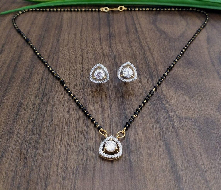 Brass Gold Plated Mangalsutra - Trendisia