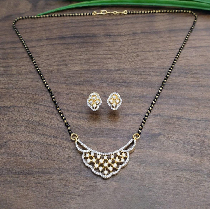 Brass Gold Plated Mangalsutra - Trendisia