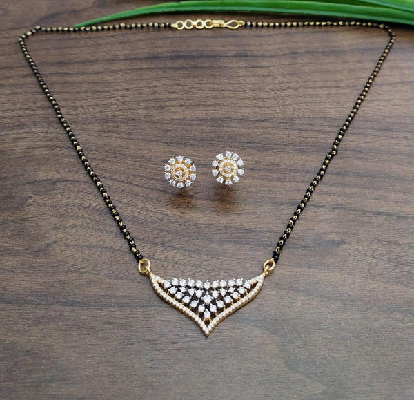 Brass Gold Plated Mangalsutra - Trendisia