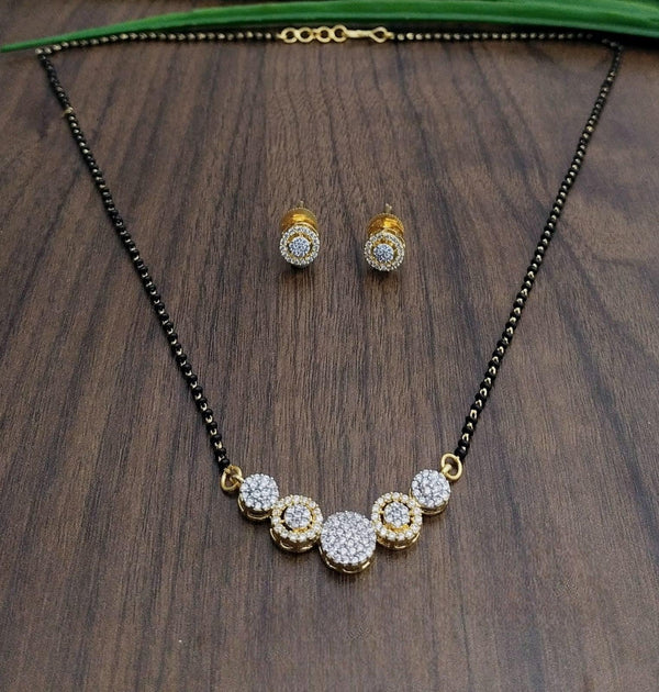 Brass Gold Plated Mangalsutra - Trendisia