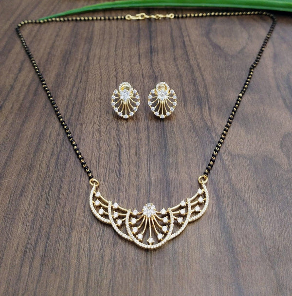 Brass Gold Plated Mangalsutra - Trendisia