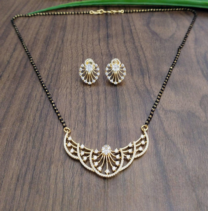 Brass Gold Plated Mangalsutra - Trendisia