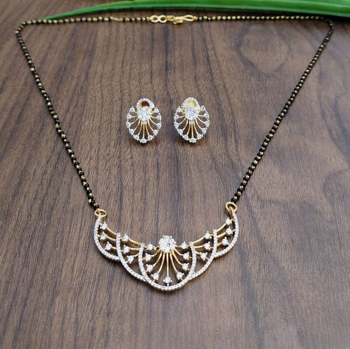 Brass Gold Plated Mangalsutra - Trendisia