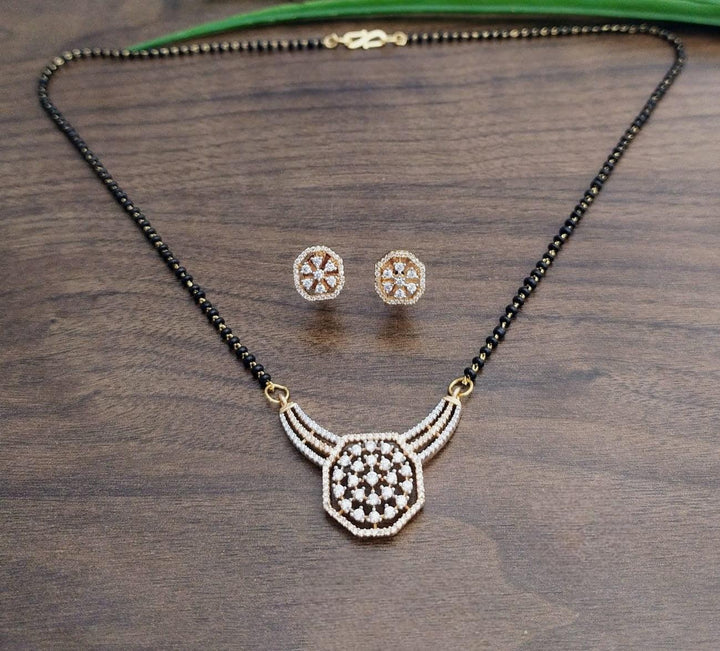 Brass Gold Plated Mangalsutra - Trendisia