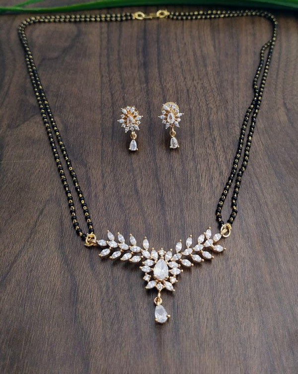 Brass Gold Plated Mangalsutra - Trendisia