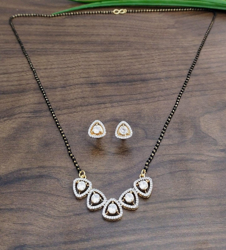 Brass Gold Plated Mangalsutra - Trendisia