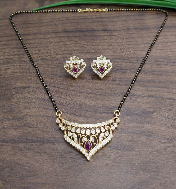 Brass Gold Plated Mangalsutra - Trendisia