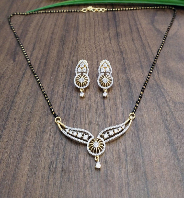 Brass Gold Plated Mangalsutra - Trendisia