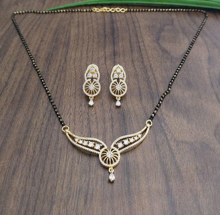 Brass Gold Plated Mangalsutra - Trendisia