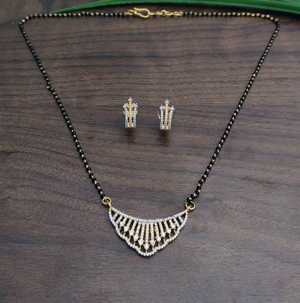 Brass Gold Plated Mangalsutra - Trendisia