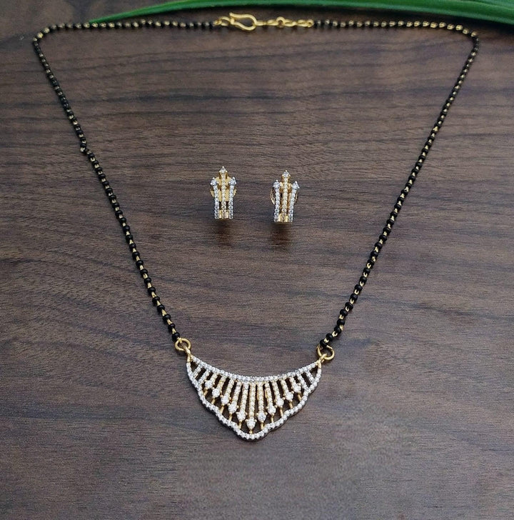 Brass Gold Plated Mangalsutra - Trendisia