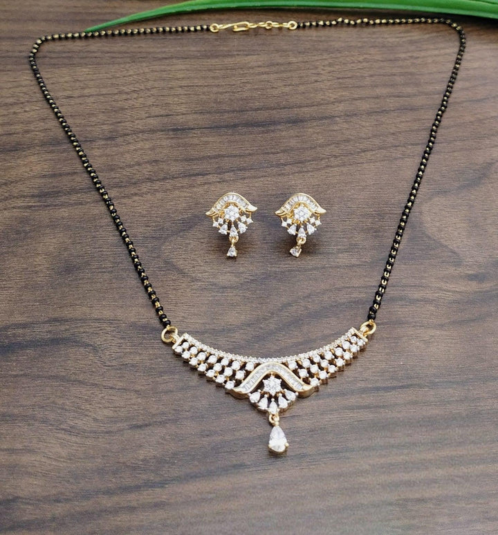 Brass Gold Plated Mangalsutra - Trendisia