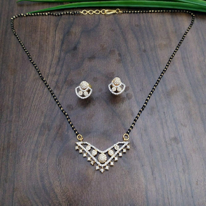 Brass Gold Plated Mangalsutra - Trendisia