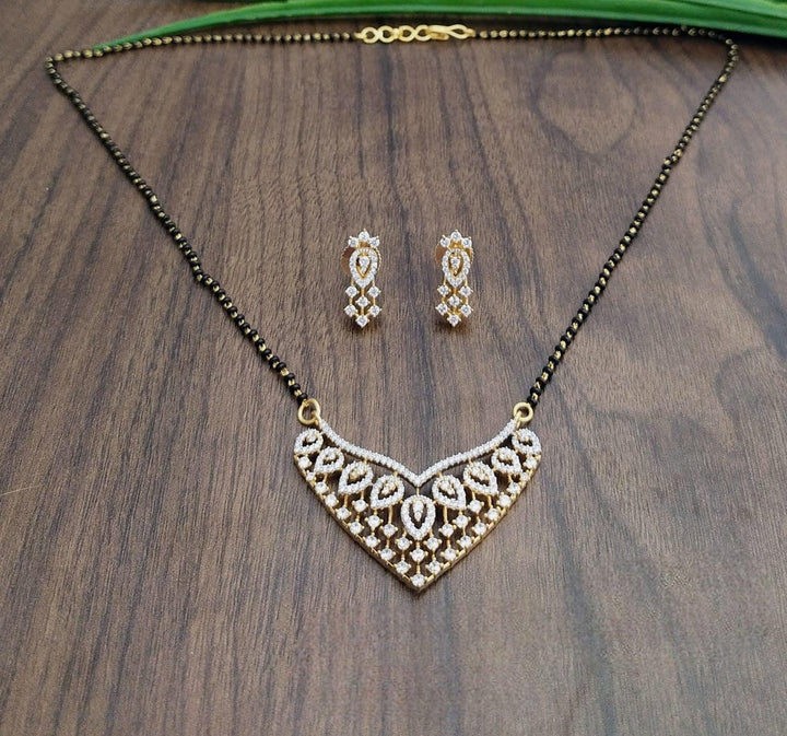 Brass Gold Plated Mangalsutra - Trendisia