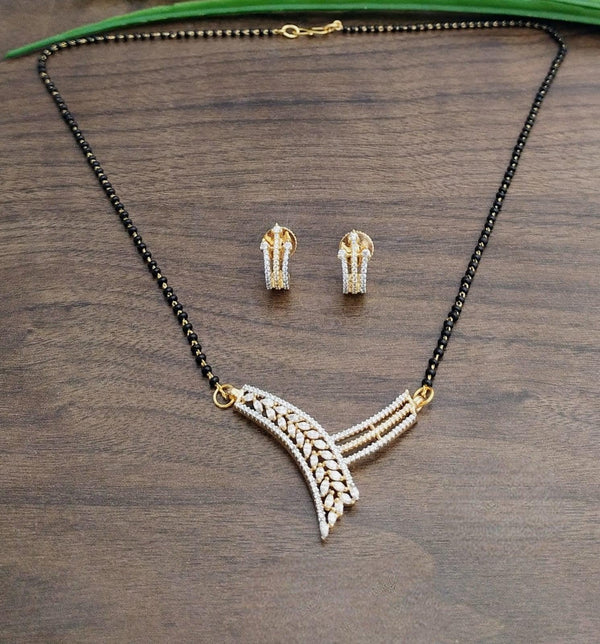 Brass Gold Plated Mangalsutra - Trendisia