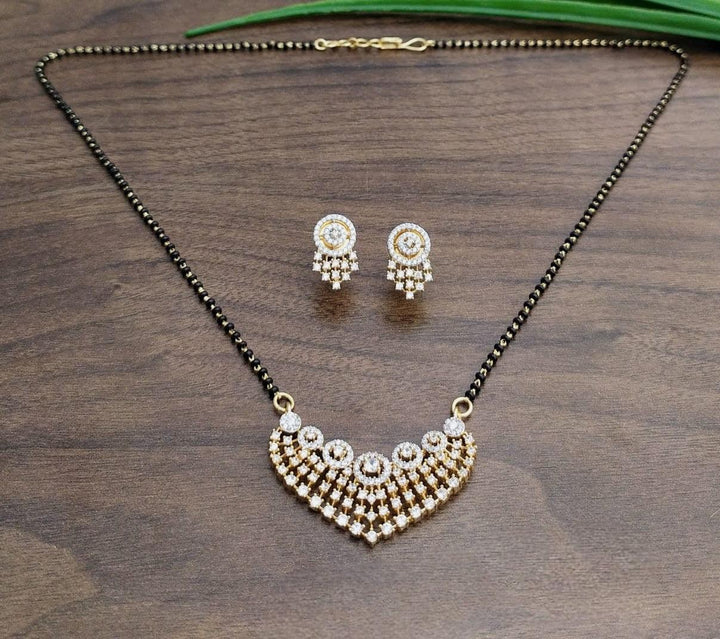 Brass Gold Plated Mangalsutra - Trendisia